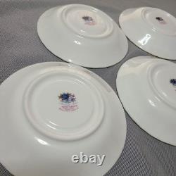 Royal Albert Moonlight Rose Cup Saucer Set of 5 Bone China England Tableware