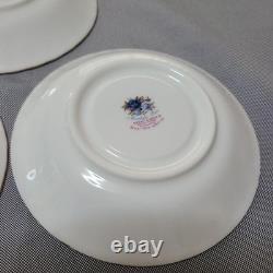 Royal Albert Moonlight Rose Cup Saucer Set of 5 Bone China England Tableware