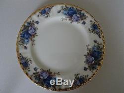 Royal Albert Moonlight Rose Salad Plates Set Of 7 plates Bone China England