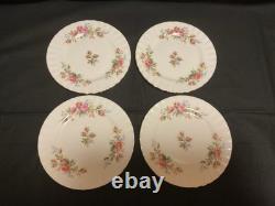 Royal Albert Moss Rose Bone China England Service for 4 20 Total Pieces