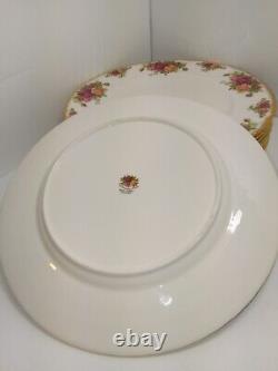Royal Albert Old Country Roses 10 1/4Dinner Plates Set of 8 Bone China England