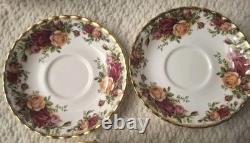 Royal Albert Old Country Roses 6 Piece Bone China Coffee Tea Set England
