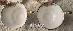 Royal Albert Old Country Roses 6 Piece Bone China Coffee Tea Set England