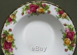 Royal Albert Old Country Roses Bone China 8 Soup Bowls Made in England Set of 8