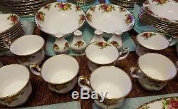 Royal Albert Old Country Roses Bone China 80 Piece Set Made in England! 2010