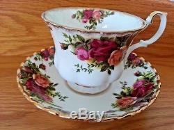 Royal Albert Old Country Roses Bone China England 36 Piece Coffee And Tea Set
