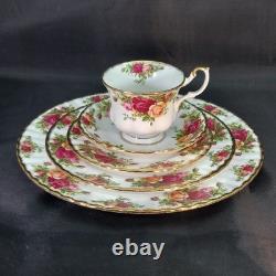 Royal Albert Old Country Roses Bone China Service for Four 20pc set England