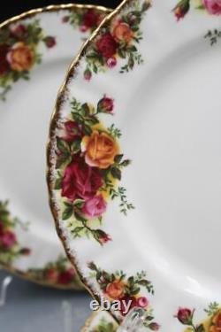 Royal Albert Old Country Roses Set of 8 Salad Plates Fine Bone China England