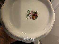 Royal Albert Old Country Roses Teapot Sugar Creamer Set Bone China England