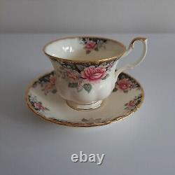 Royal Albert Operetta Teacup Saucer Set Bone China England