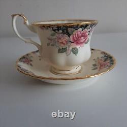 Royal Albert Operetta Teacup Saucer Set Bone China England