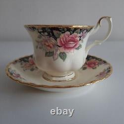 Royal Albert Operetta Teacup Saucer Set Bone China England