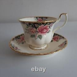 Royal Albert Operetta Teacup Saucer Set Bone China England