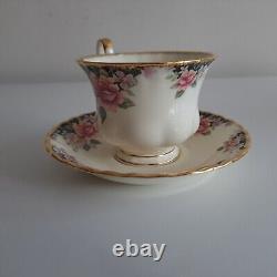 Royal Albert Operetta Teacup Saucer Set Bone China England