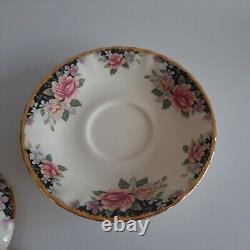 Royal Albert Operetta Teacup Saucer Set Bone China England