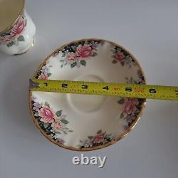 Royal Albert Operetta Teacup Saucer Set Bone China England