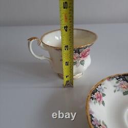 Royal Albert Operetta Teacup Saucer Set Bone China England