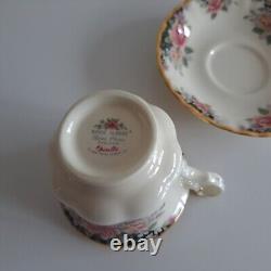 Royal Albert Operetta Teacup Saucer Set Bone China England