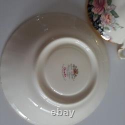 Royal Albert Operetta Teacup Saucer Set Bone China England