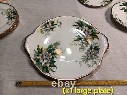 Royal Albert Orange Blossom Bone China 17 Piece Collection Set Vintage