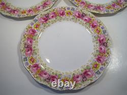 Royal Albert Serena Bone China Set Of 4 Dinner Plates 10 England