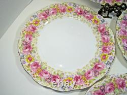 Royal Albert Serena Bone China Set Of 4 Dinner Plates 10 England