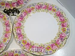 Royal Albert Serena Bone China Set Of 4 Dinner Plates 10 England