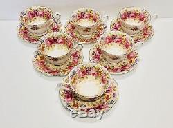 Royal Albert Serena Tea Set For 8 Total 16 Pieces Bone China England