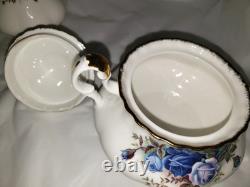 Royal Albert Sugar &Creamer Set Moonlight Rose 1987 Bone China England