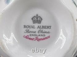 Royal Albert Sweet Romance 5 Piece Place Setting x 4 England Bone China 20 Piece