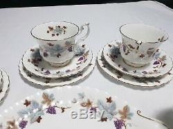 Royal Albert Tea Set Bone China England LORRAINE Eleven (11) Piece ORP $900