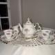 Royal Albert Tranquility Tea Set For Two Bone China 10 Pieces. Roses, England