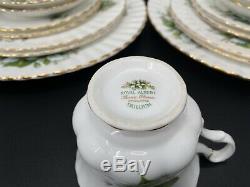 Royal Albert Trillium 5 Pieces Plate Settings for 4 Bone China England 20 Pieces