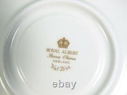 Royal Albert Val D'Or Dinner Set Bread Salad Plates Bone China England Gold