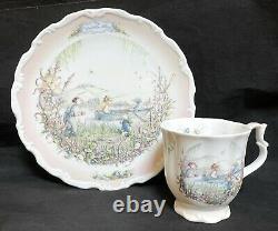 Royal Albert WIND IN THE WILLOWS 8 Salad Plates & Mugs Set