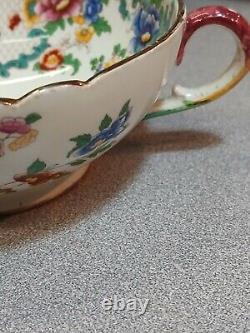 Royal Cauldon England Victoria V 7177 Soup Bowl And Saucer Set Of 10