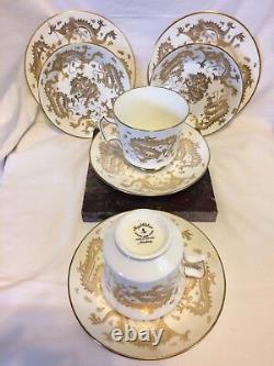 Royal Chelsea English Bone China made in England Nanking tea/dessert set for 2