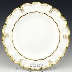 Royal Crown Derby ELIZABETH 5PC PLACE SETTING DINNER SALAD BREAD PLATE CUP SAUCE