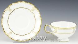 Royal Crown Derby ELIZABETH 5PC PLACE SETTING DINNER SALAD BREAD PLATE CUP SAUCE