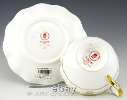 Royal Crown Derby ELIZABETH 5PC PLACE SETTING DINNER SALAD BREAD PLATE CUP SAUCE