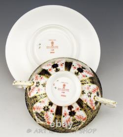 Royal Crown Derby England OLD IMARI CREAM SOUP CUPS BOWLS AND SAUCERS Set 2 Mint Royal Crown Derby England OLD IMARI CREAM SOUP CUPS BOWLS AND SAUCERS Set 2 Mint