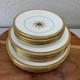 Royal Crown Derby Gold Encrusted Bone China Plates Set of 15 Mixed Sizes England
