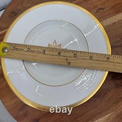 Royal Crown Derby Gold Encrusted Bone China Plates Set of 15 Mixed Sizes England