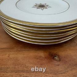 Royal Crown Derby Gold Encrusted Bone China Plates Set of 15 Mixed Sizes England