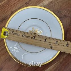 Royal Crown Derby Gold Encrusted Bone China Plates Set of 15 Mixed Sizes England