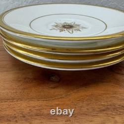 Royal Crown Derby Gold Encrusted Bone China Plates Set of 15 Mixed Sizes England
