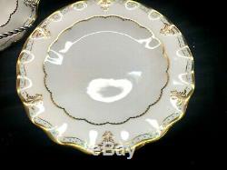 Royal Crown Derby LOMBARDY Salad Plates Set of 8! Mint! Fine China England 8