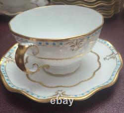 Royal Crown Derby Lombardy 6 Piece Place Setting (108) Service for 18 Cir 1957