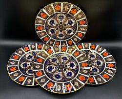 Royal Crown Derby Old Imari Dinner Plates(Set of 4) Bone China England