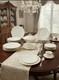 Royal Crown Derby Regency Bone China Dinner Set White/Gold England A. 1075